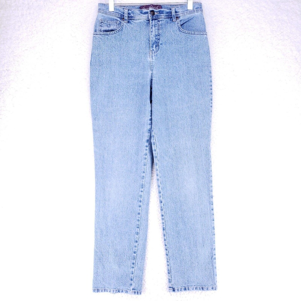 Gloria Vanderbilt Amanda Jeans Women Size 8 Mid Rise Soft Denim Casual Pants
